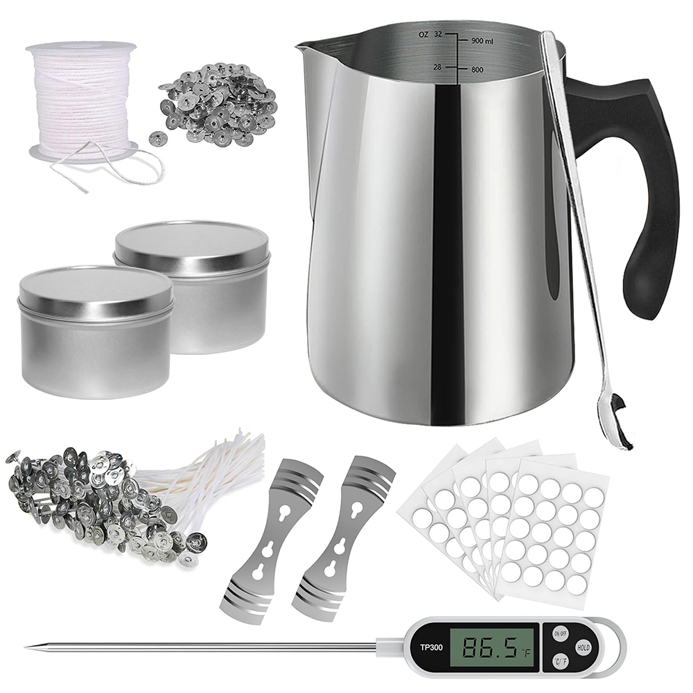 Candle Holder Set - Candle Making Starter Kit Supplies Including