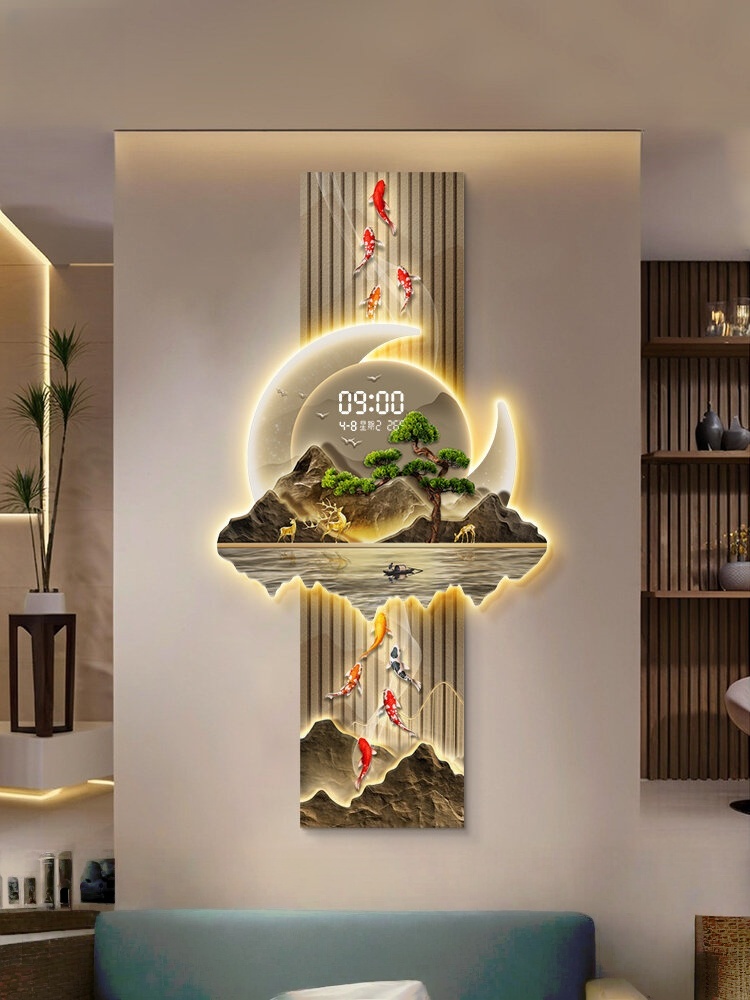 Lighting Home Decor Wall Clocks - Design Luxury Wall Clocks Living Room