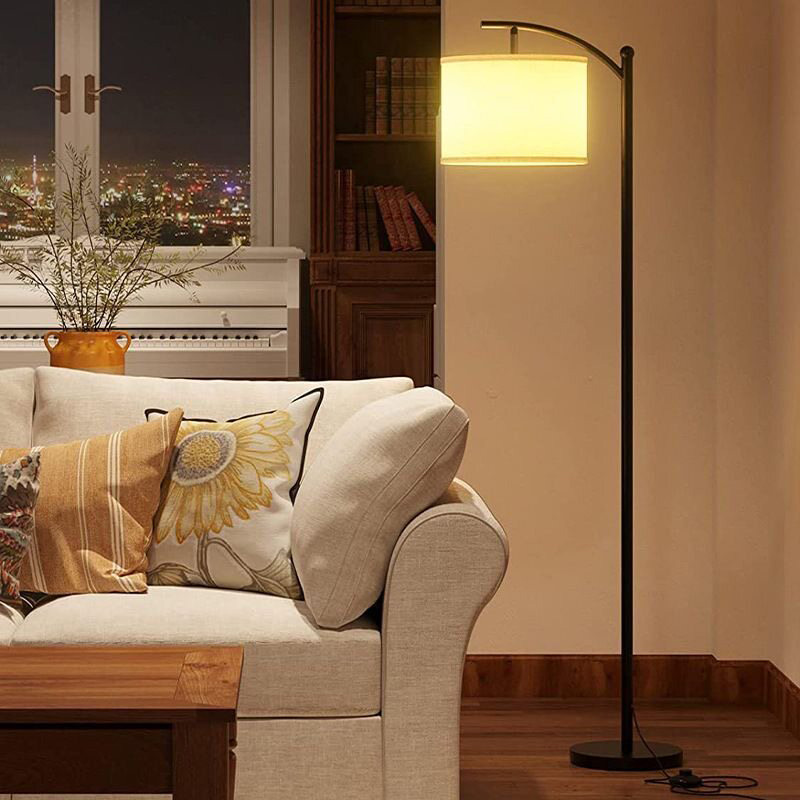 Floor Lamp Tripod - Modern Nordic Fabric Floor Lamp LED