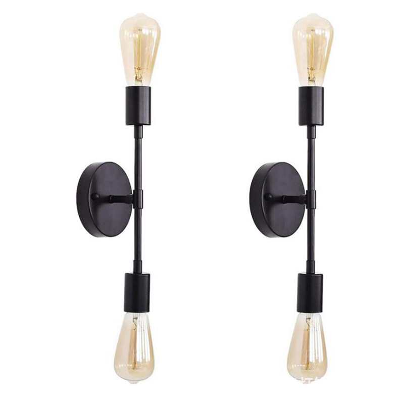 Decor Lighting Returns - Classical Return Gold/black Wall Light Lamp
