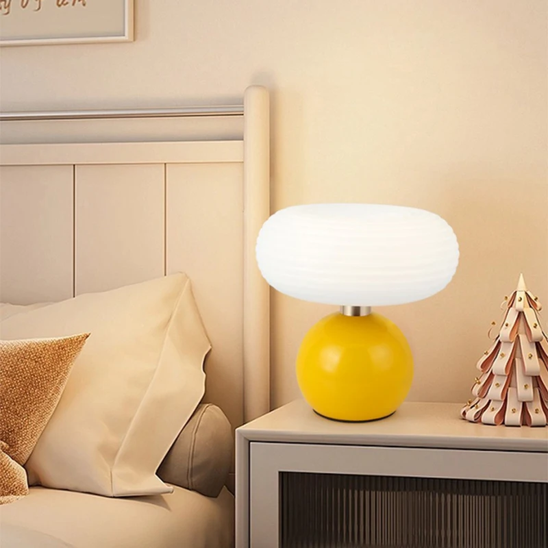 Mushroom Table Lamp - USB Mushroom Night Light Charging Desk