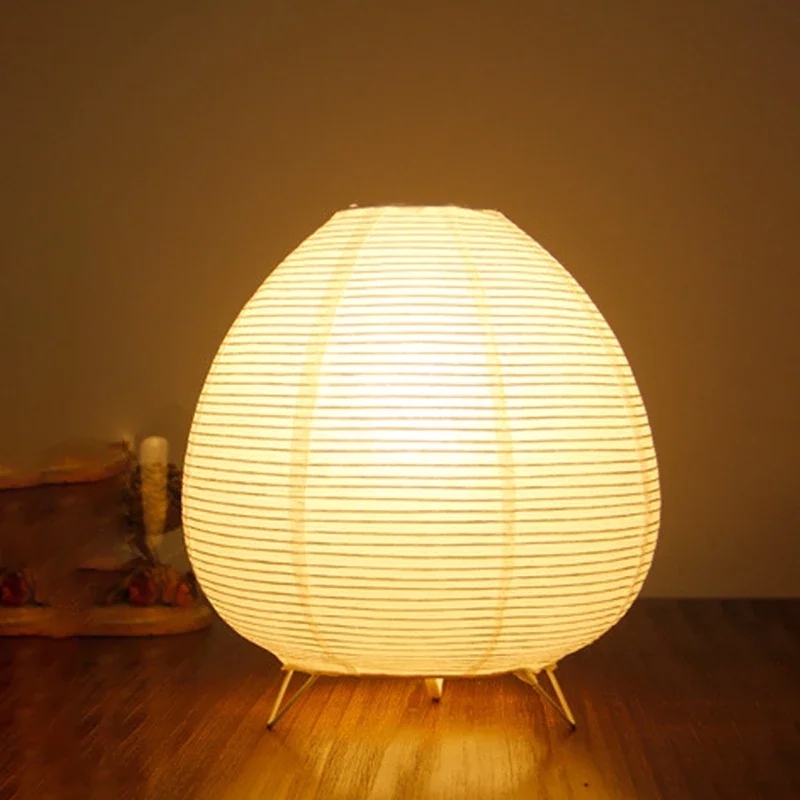 Floor Lamp Tripod - Japanese Rice Paper Lantern Led Table