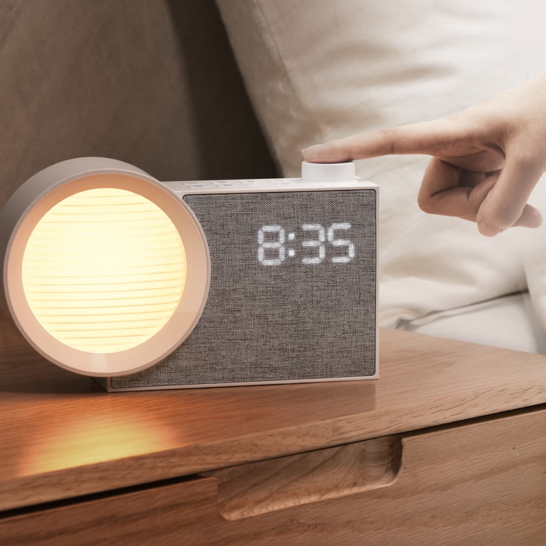 Decor Lighting & Decor Fires - WILIT LED Night Light Alarm Clock