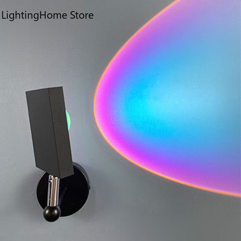 Sunset Lamp Projection - Sunset Rainbow Projection Wall Lamp Net