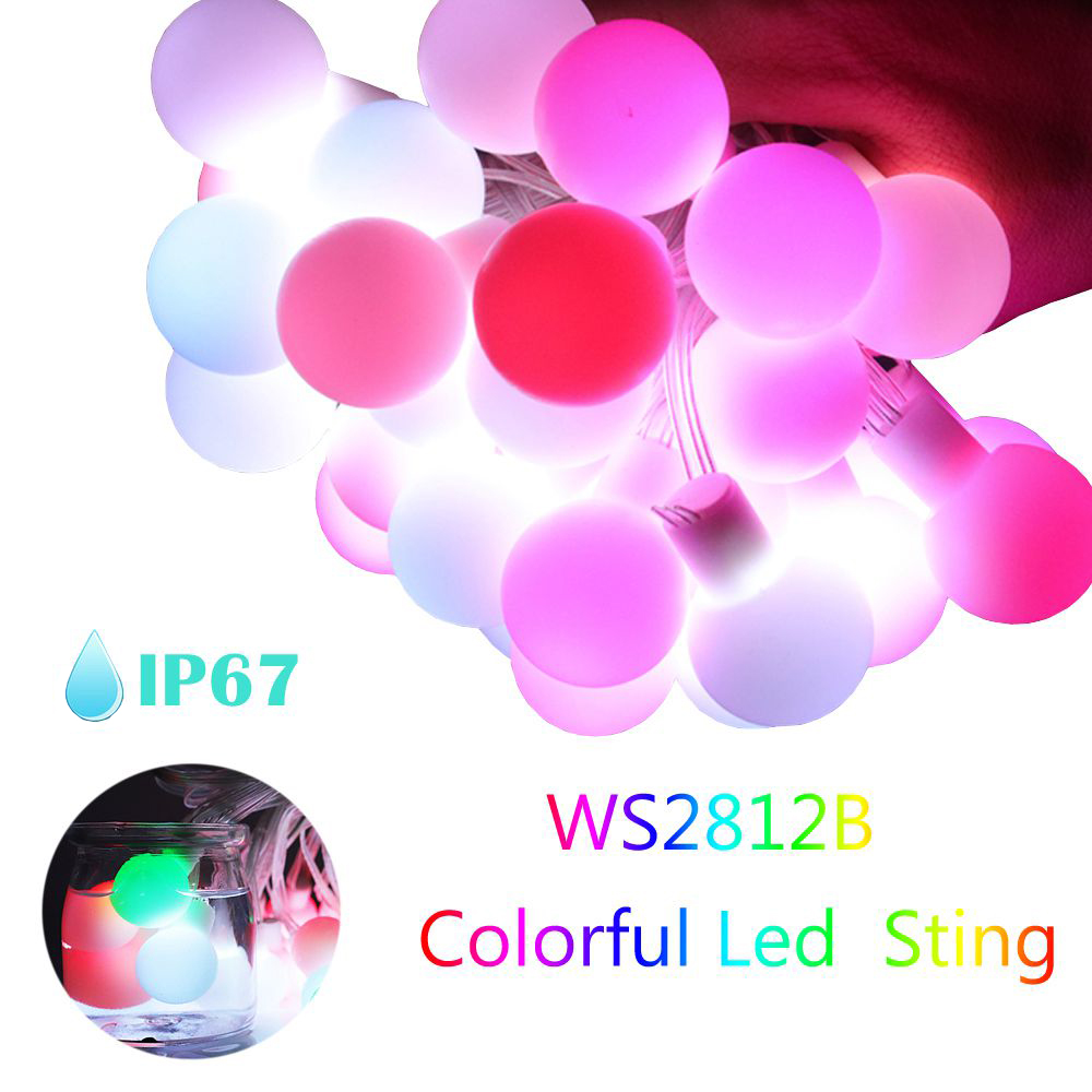 WS2812b LED Round Ball String  - огляд і ціна Lighting Decor And More