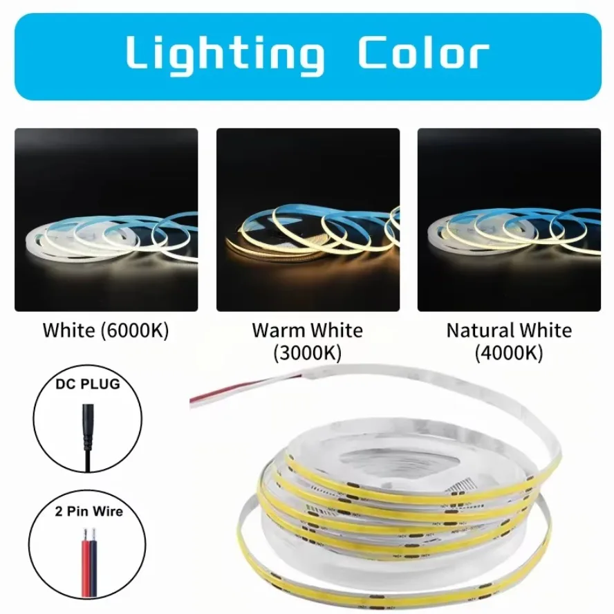 480 400 320 LEDs/m 12V 24V 5m  - огляд і ціна Lighting Decor And More
