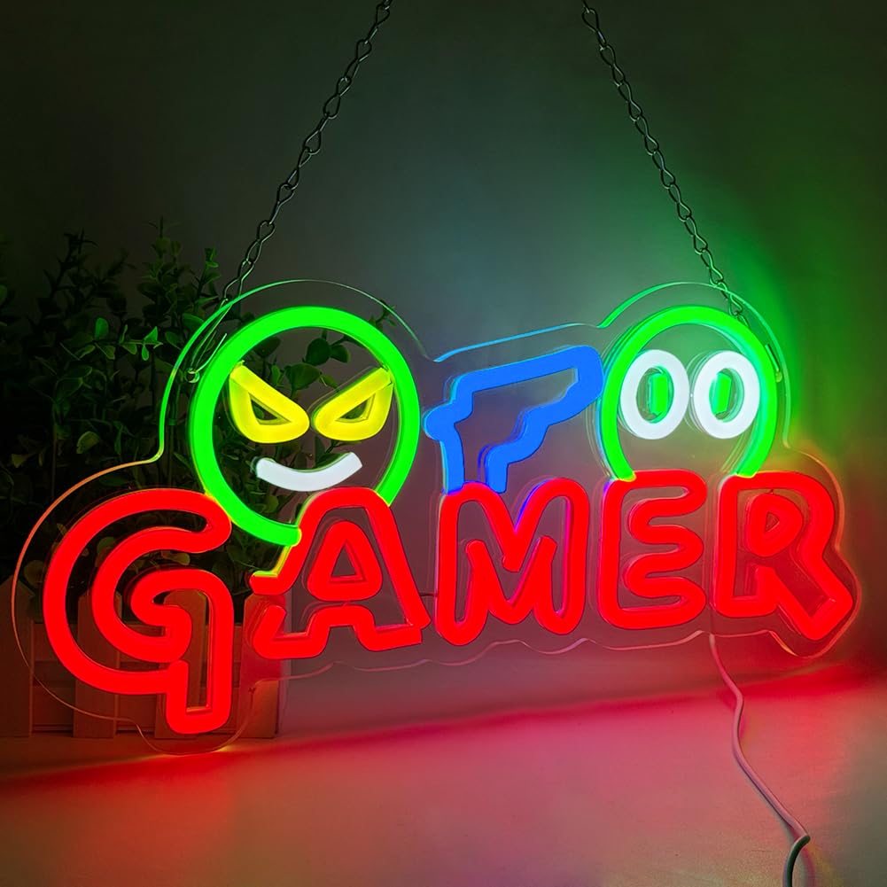 Gamer Neon Sign LED Wall Light - огляд і ціна Lighting Decoration For Wedding