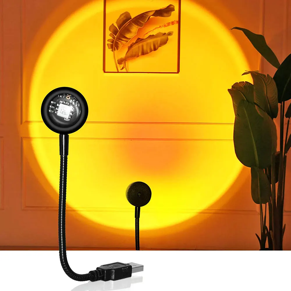 1Pc Sunset Light Rainbow Proje - огляд і ціна Sunset Lamp Projection