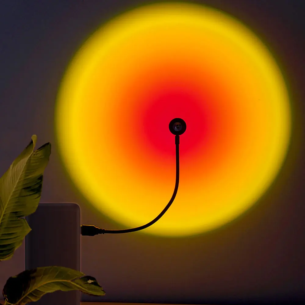 1Pc Sunset Light Rainbow Proje - огляд і ціна Sunset Lamp Projection
