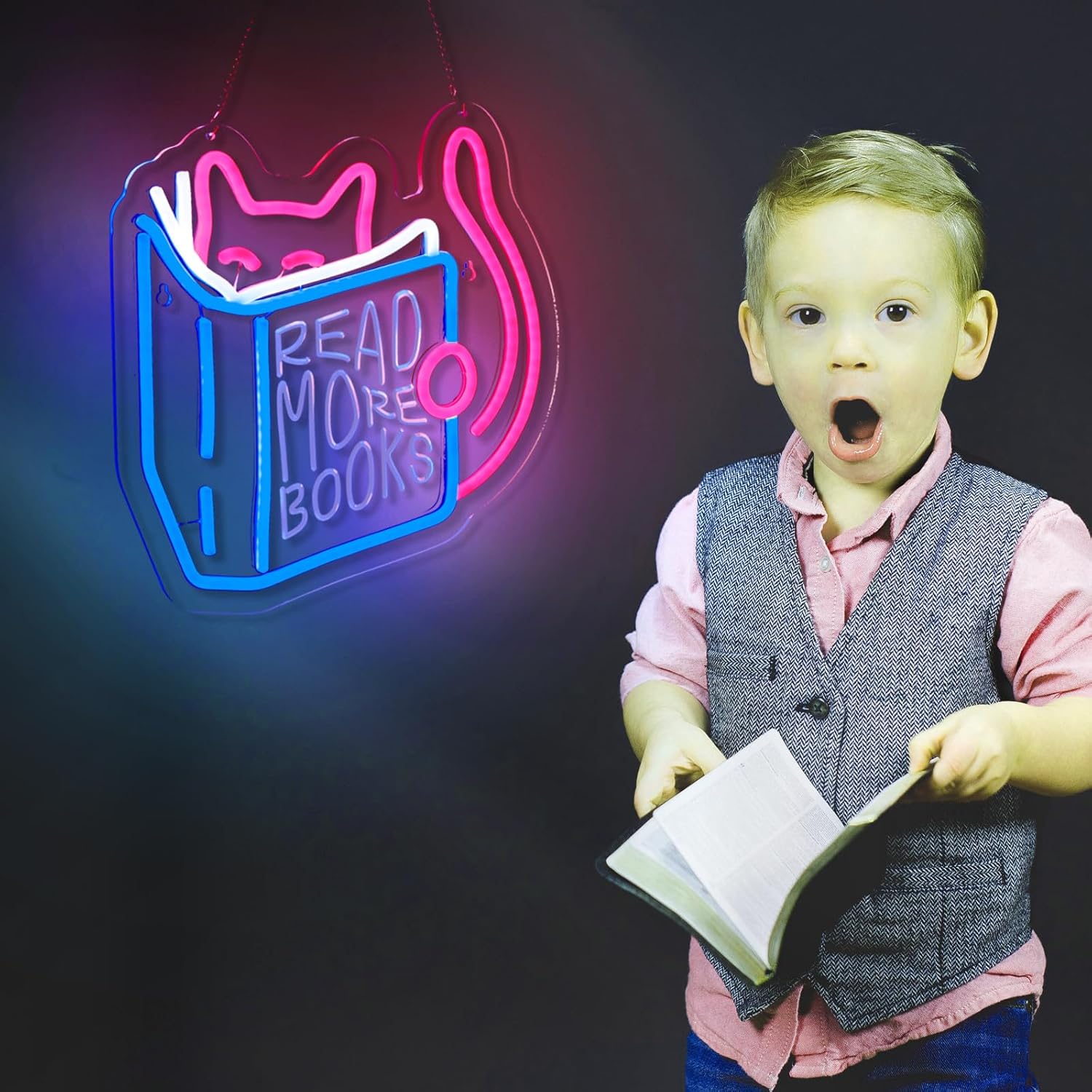 Read More Books Neon Sign Read - огляд і ціна Lighting Decor And More
