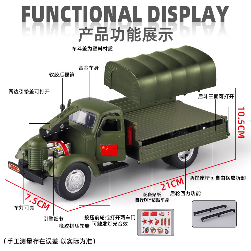 1/24 Retro CA10 Military Car A - огляд і ціна Decor Lighting Returns