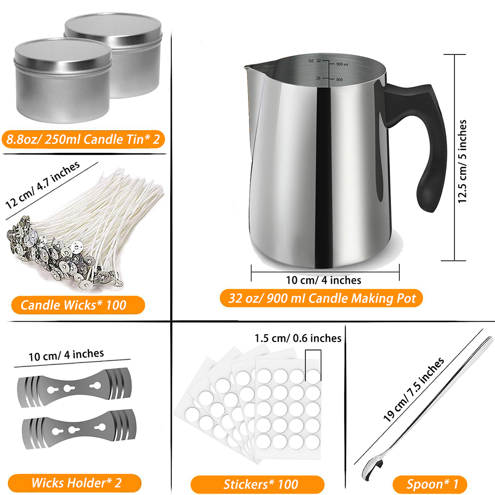 Candle Making Starter Kit Supp - огляд і ціна Candle Holder Set