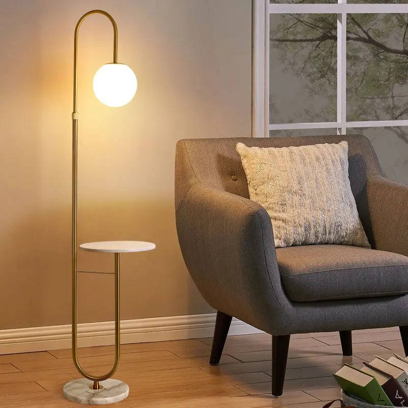 Modern LED Floor Lamp Gold Bla - огляд і ціна Floor Lamp Tripod