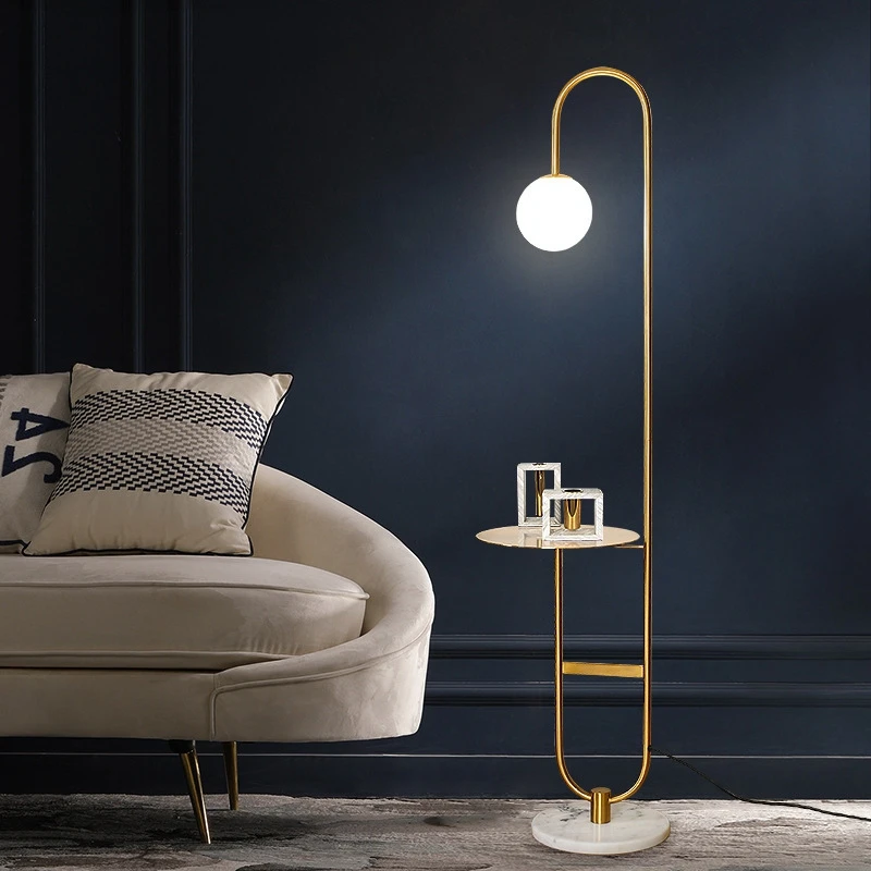 Modern LED Floor Lamp Gold Bla - огляд і ціна Floor Lamp Tripod