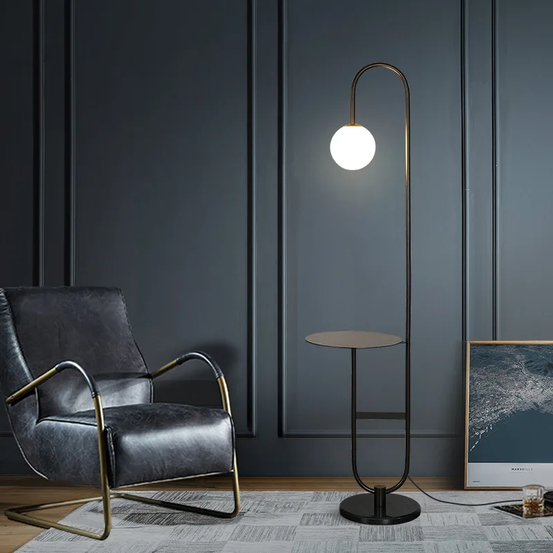 Modern LED Floor Lamp Gold Bla - огляд і ціна Floor Lamp Tripod