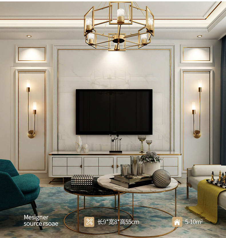 Retro Background Living Room A - огляд і ціна Decor Lighting & Decor Fires