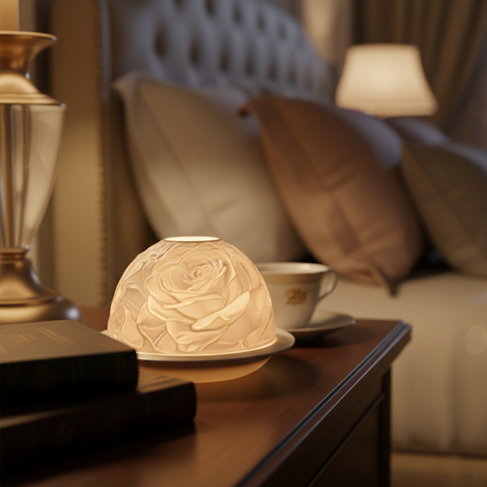 Elegant Rose Porcelain Candle  - огляд і ціна Lighting Decoration For Wedding