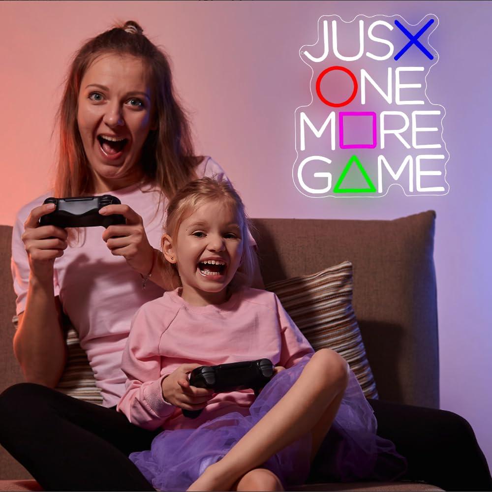 Just One More Game Neon Sign U - огляд і ціна Lighting Decor And More