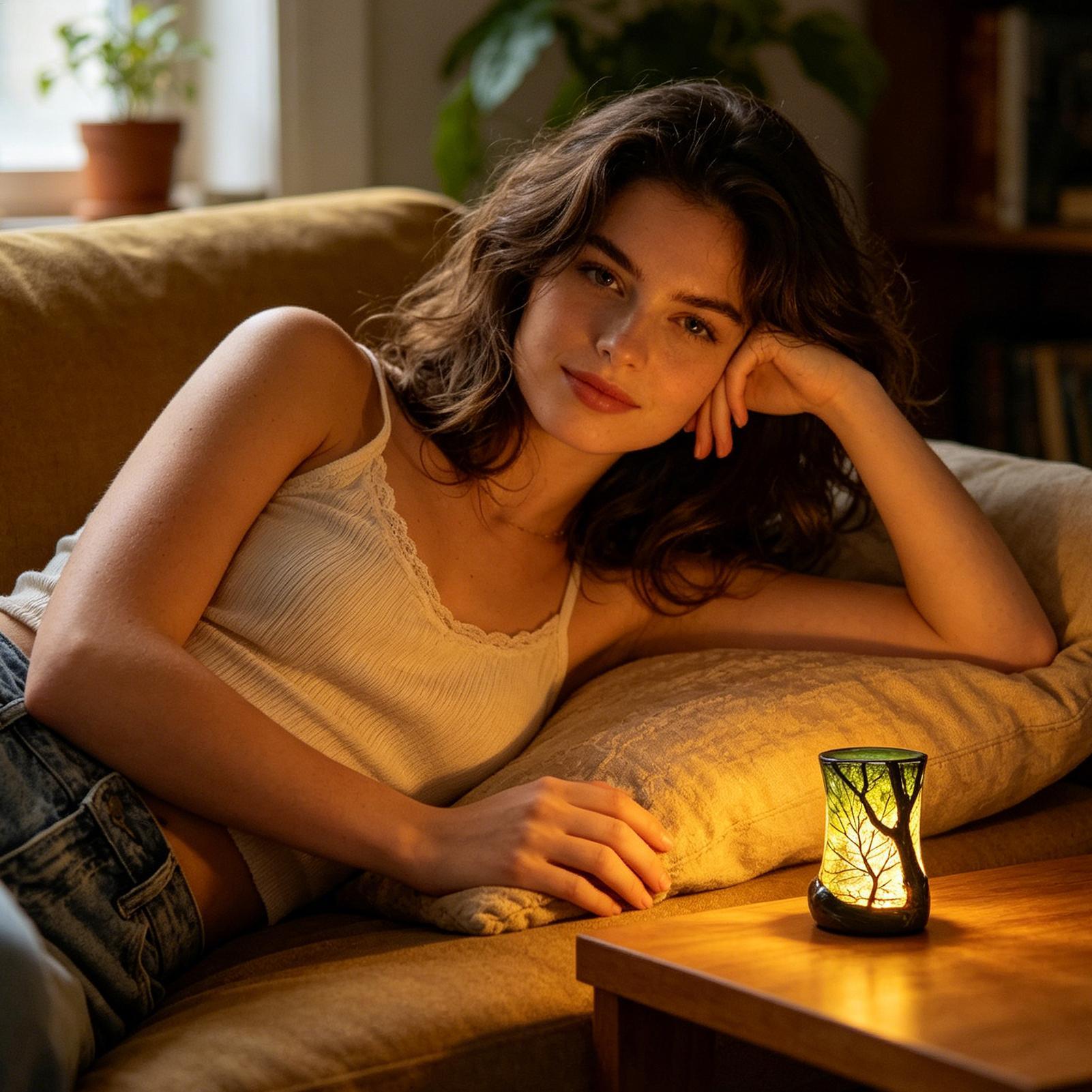 Bedside Table Lamp Forest Nigh - огляд і ціна Decor Lighting & Decor Fires