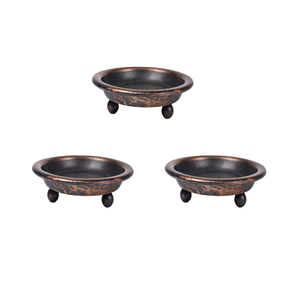 Elegant Black Gold Round Candl - огляд і ціна Candle Holder Set