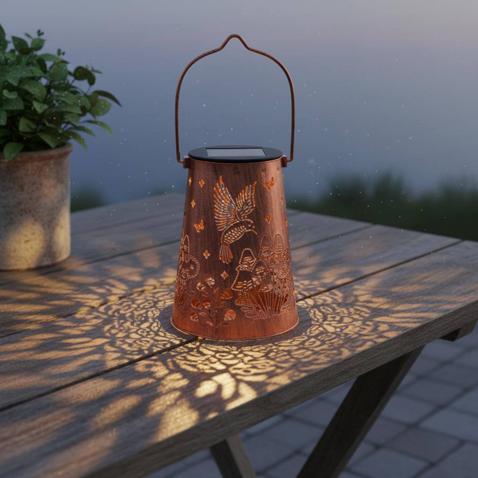 Floral Garden Lantern Pattern  - огляд і ціна Lighting Decor Outdoor