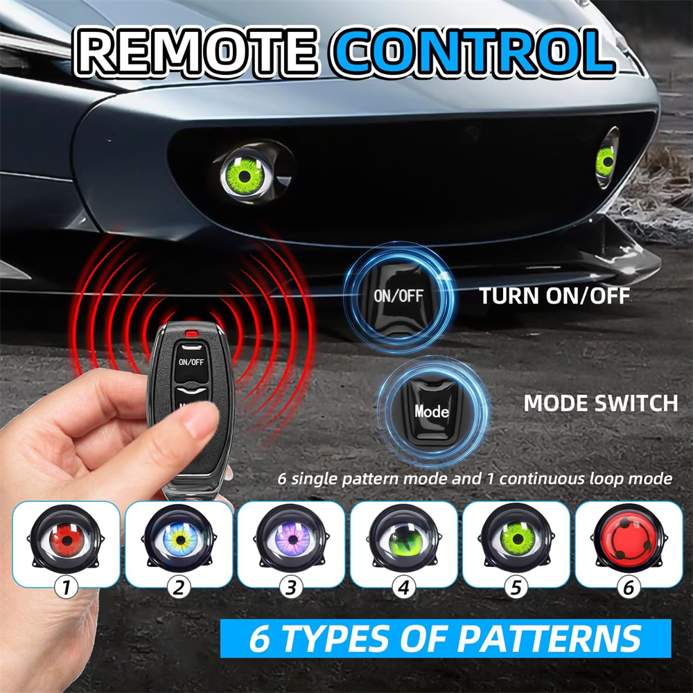  6-Mode Led Dynamic Devil Eye - огляд і ціна Decor Lighting & Decor Fires