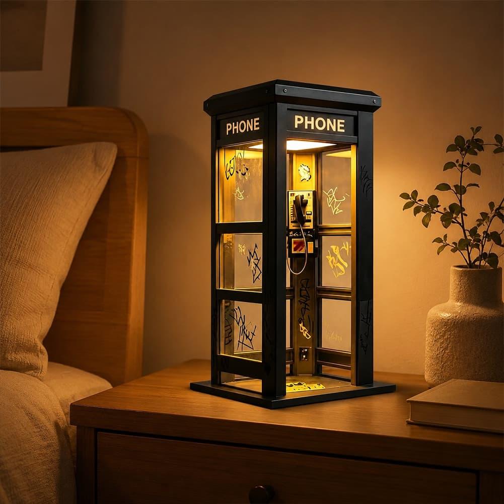 Retro Graffiti Phone Booth Tab - огляд і ціна Lighting Decoration Ideas