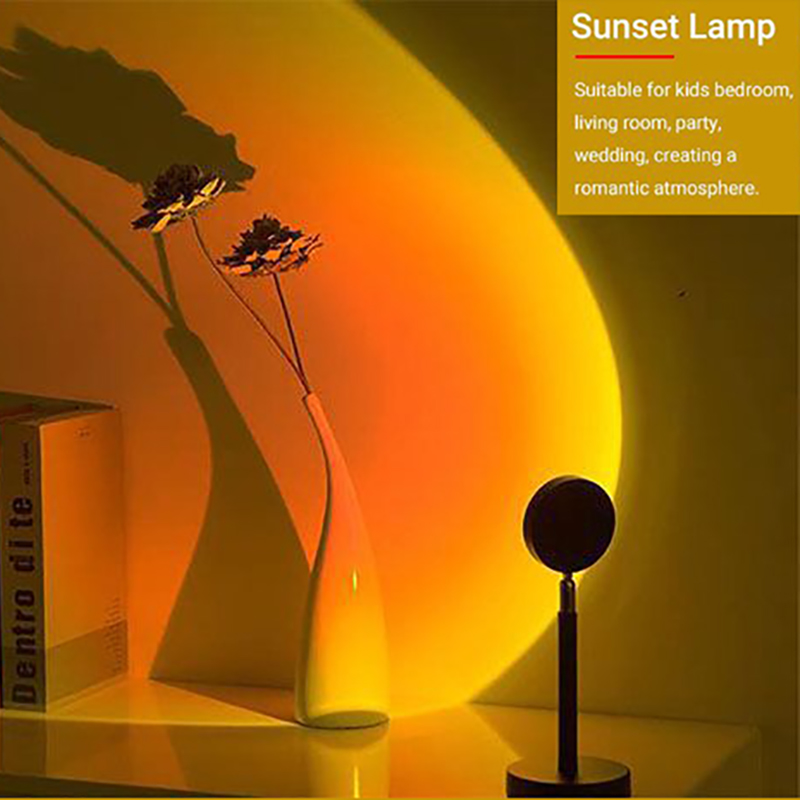 USB Rechargeable Desk Lamp The - огляд і ціна Sunset Lamp Projection