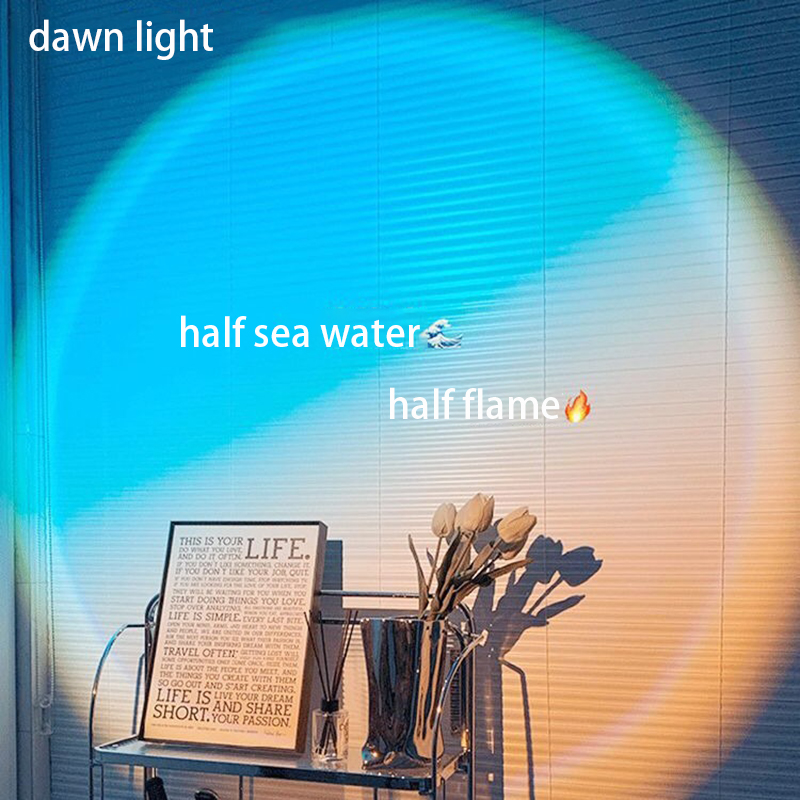 USB Rechargeable Desk Lamp The - огляд і ціна Sunset Lamp Projection