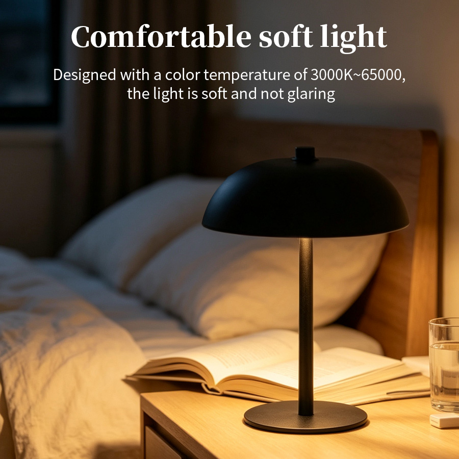 Cordless Mushroom Desk Lamp 3  - огляд і ціна Mushroom Table Lamp