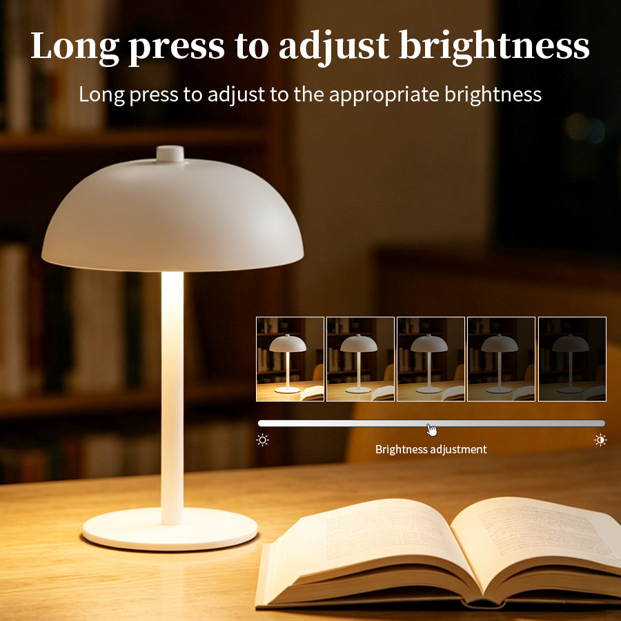 Cordless Mushroom Desk Lamp 3  - огляд і ціна Mushroom Table Lamp