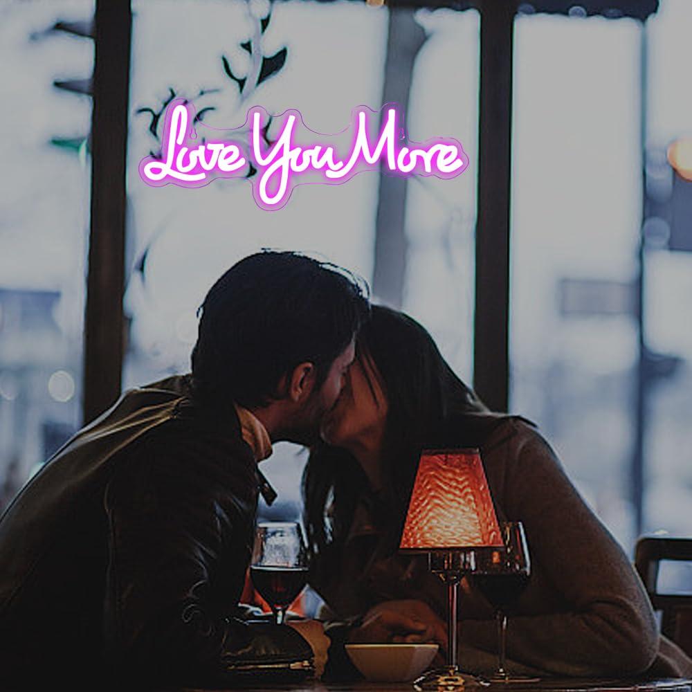 Love You More Neon Sign USB Di - огляд і ціна Lighting Decor And More