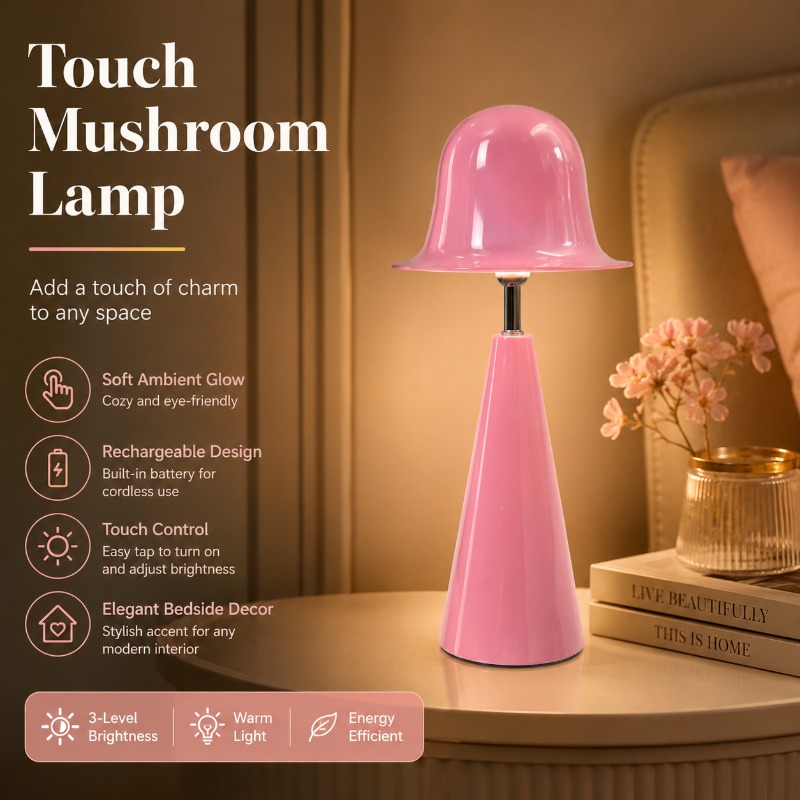 Modern Creative Mushroom Table - огляд і ціна Mushroom Table Lamp
