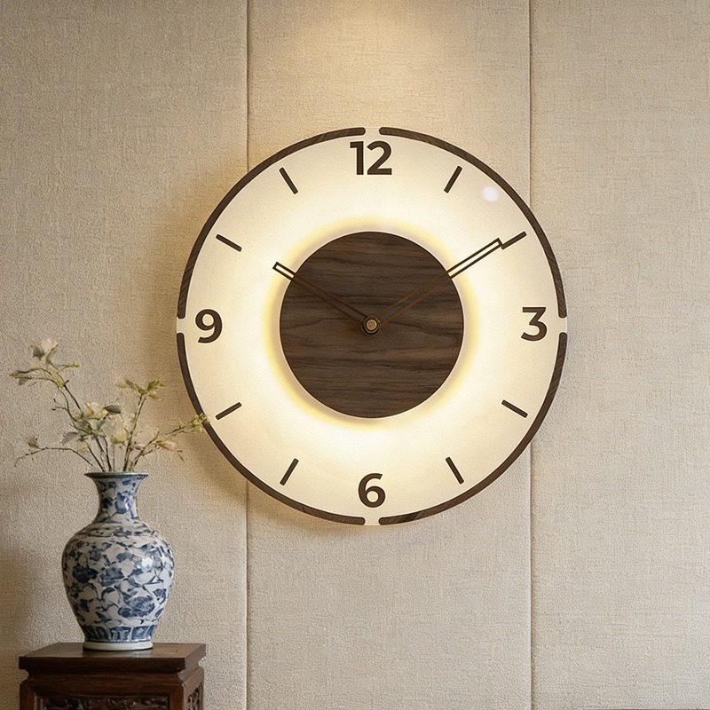 Minimalist Wall Clock Transpar - огляд і ціна Lighting Home Decor Wall Clocks