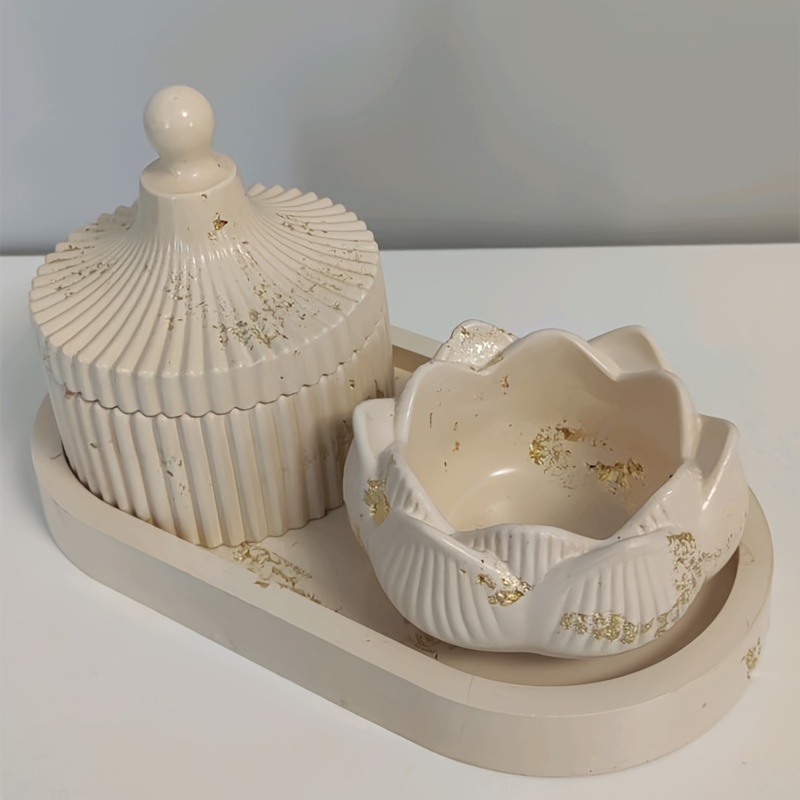 DIY Lotus Candle Holder 3 Piec - огляд і ціна Candle Holder Set