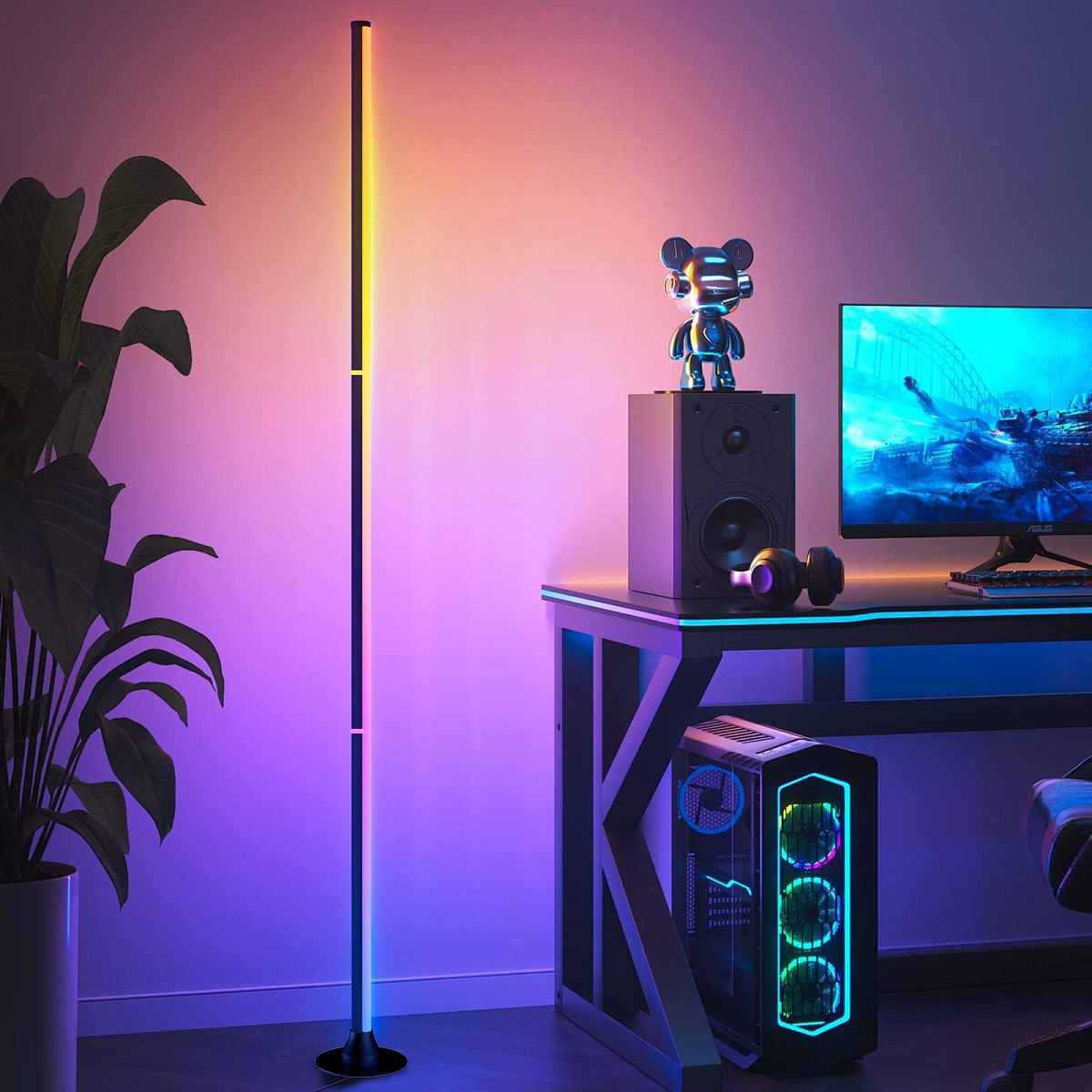 EISSLOLY 1/2PCS Intelligent RG - огляд і ціна Floor Lamp Tripod