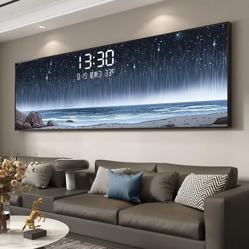 Temperature Date Wall Clock Lu - огляд і ціна Lighting Home Decor Wall Clocks