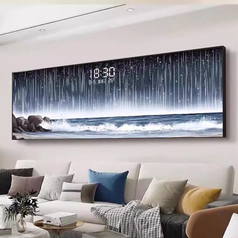 Temperature Date Wall Clock Lu - огляд і ціна Lighting Home Decor Wall Clocks