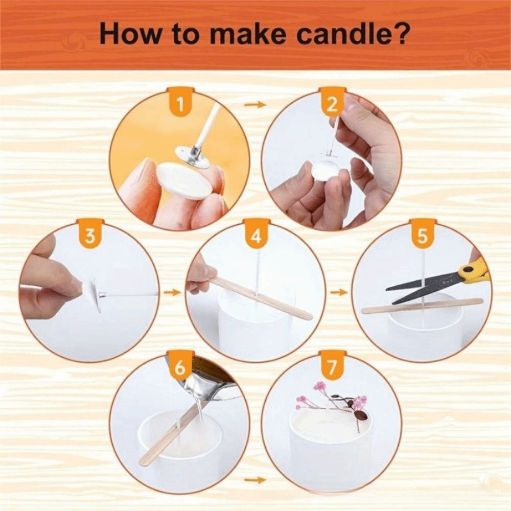165Pcs Pre Waxed Candle Wicks  - огляд і ціна Candle Holder Set