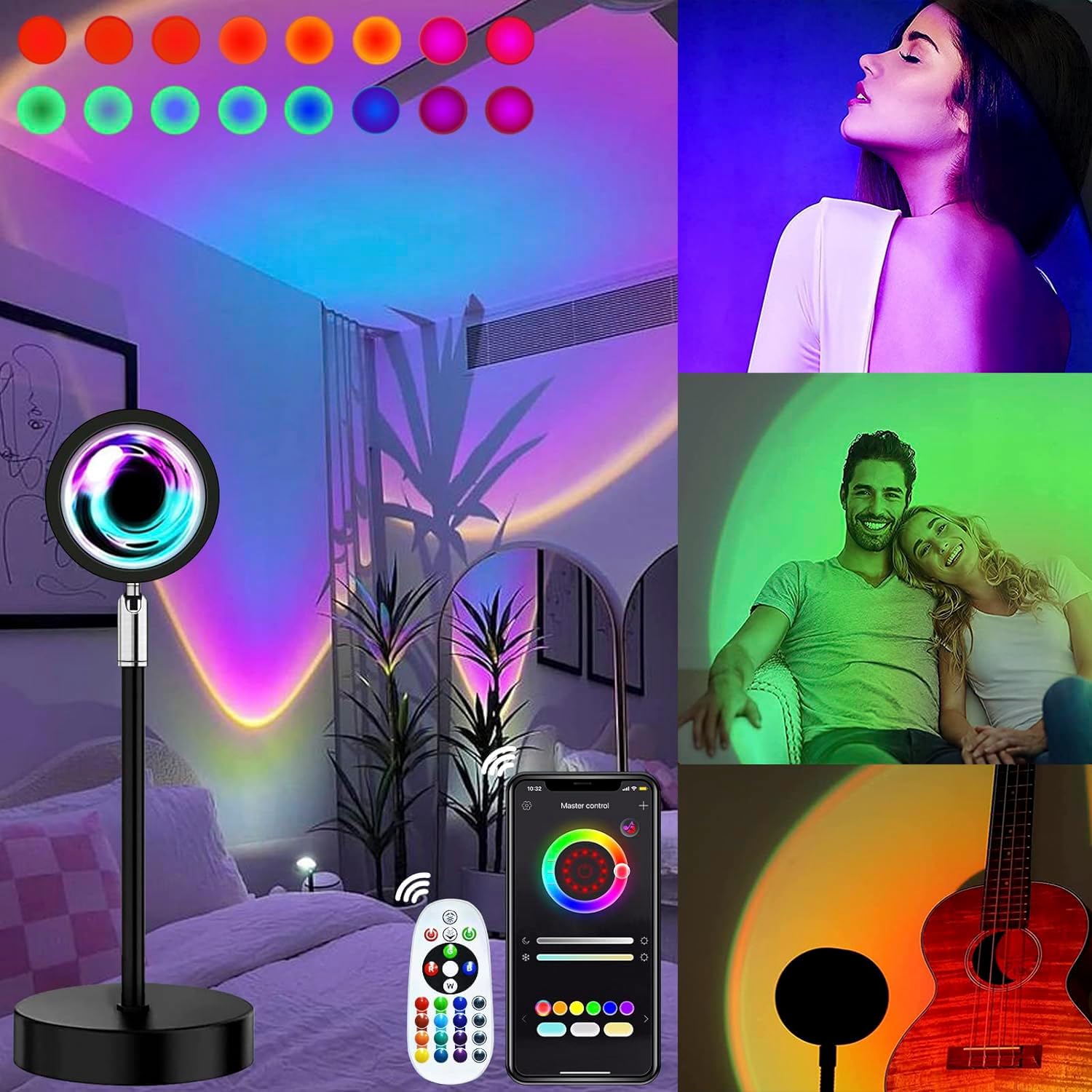 Smart Bluetooth USB Sunset Pro - огляд і ціна Sunset Lamp Projection