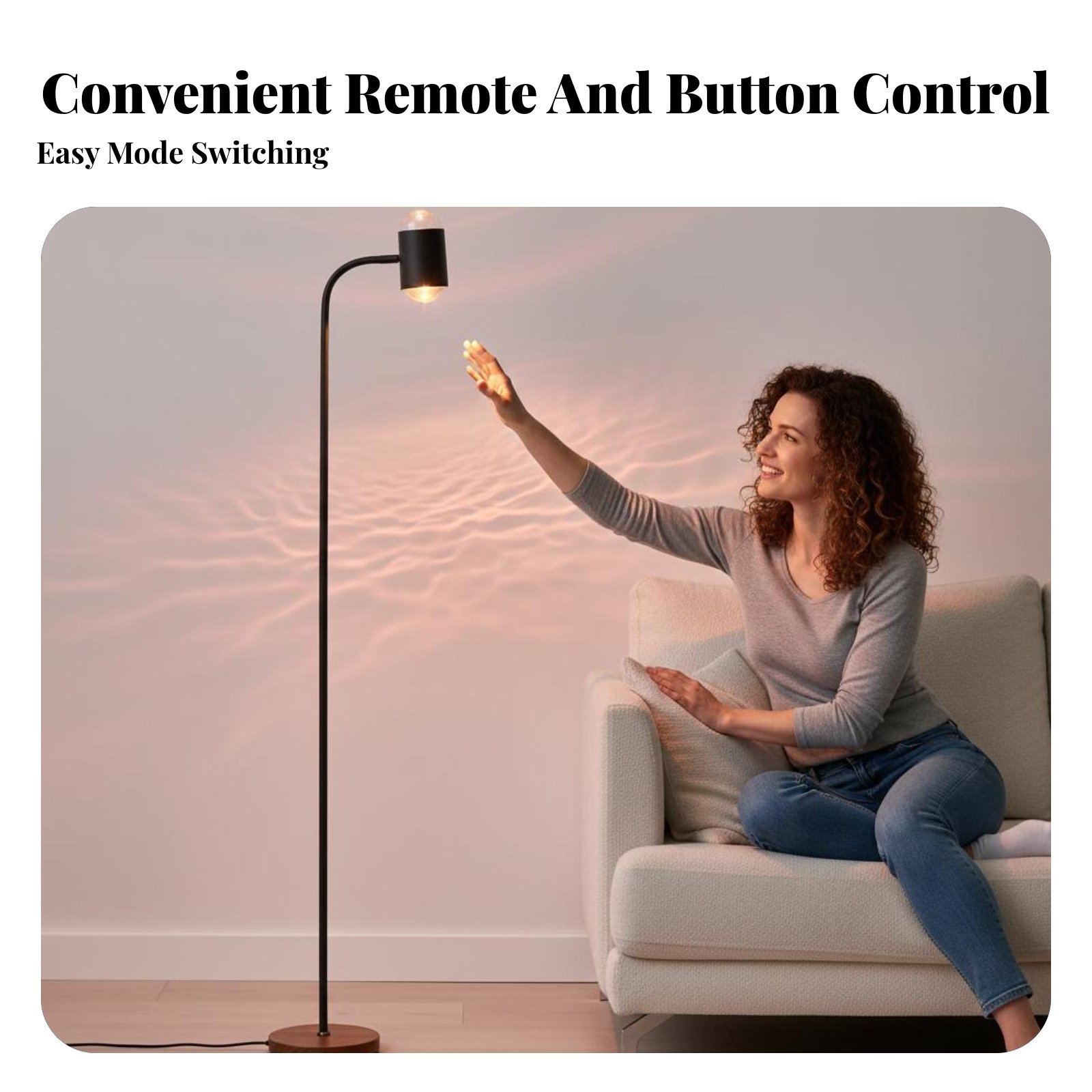 Sunset Water Ripple Floor Lamp - огляд і ціна Sunset Lamp Projection