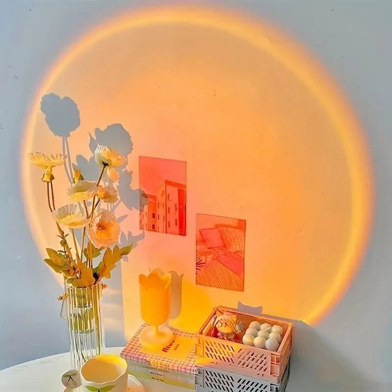 1pc Sunset Projection Lamp USB - огляд і ціна Sunset Lamp Projection