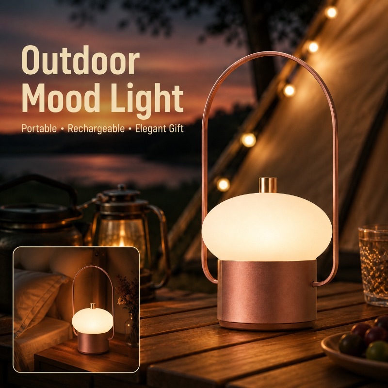 Rechargeable Portable Mushroom - огляд і ціна Mushroom Table Lamp