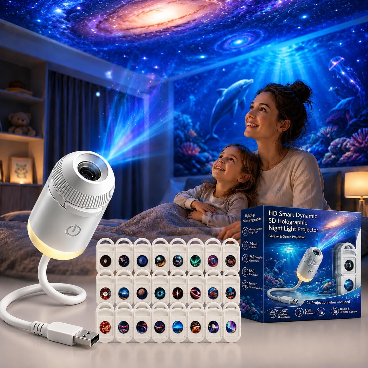 HD Smart Dynamic 5D Holographi - огляд і ціна Lighting Decoration Ideas