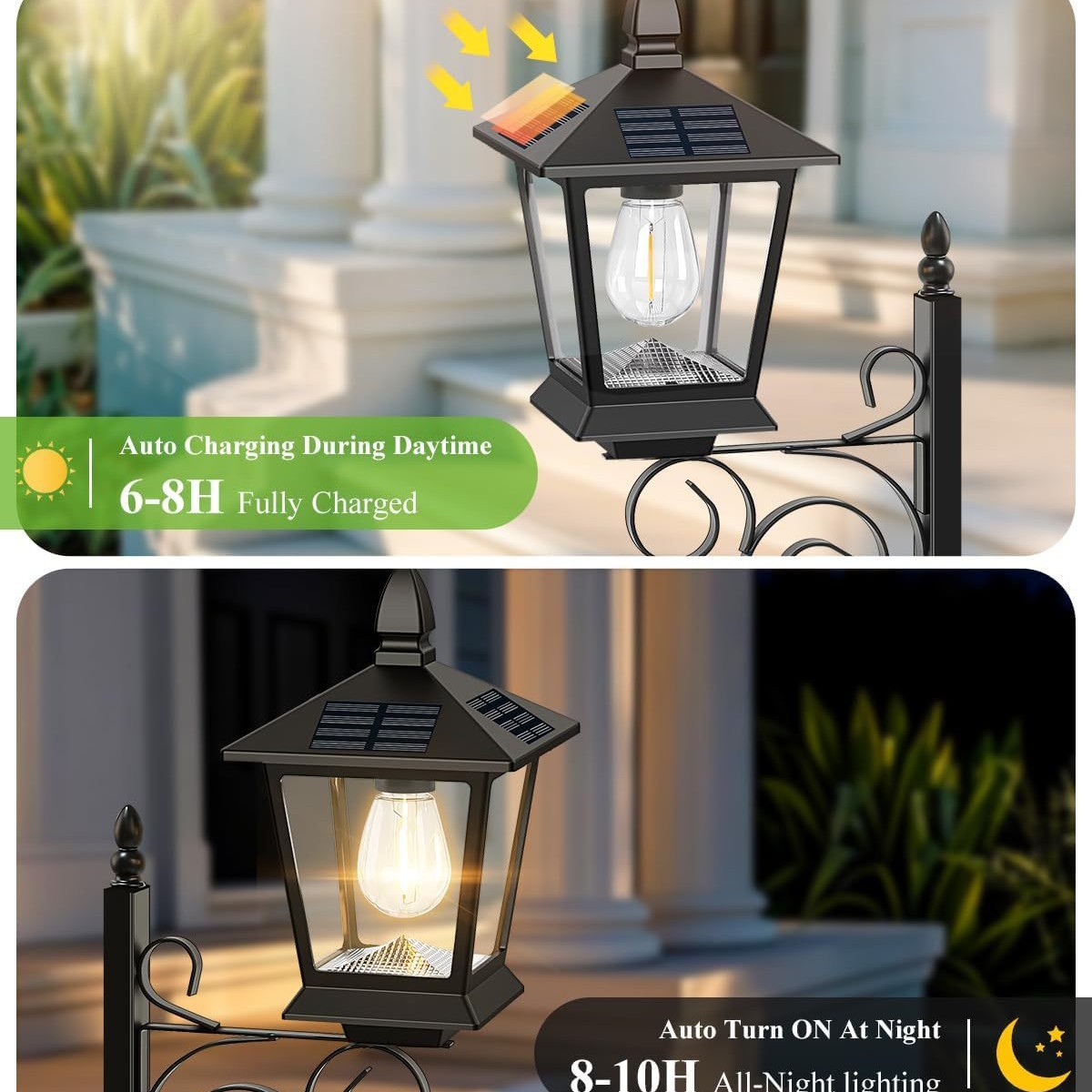 2 in 1 Solar Planter Lamp Wate - огляд і ціна Lighting Decor Outdoor