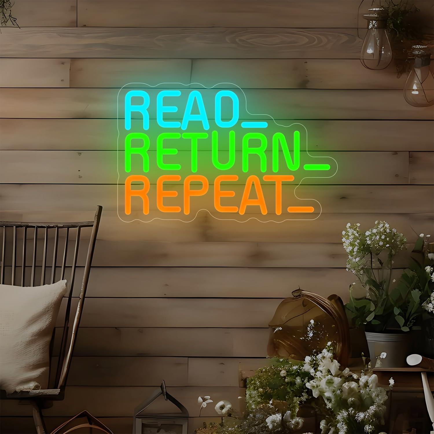 Read Return Repeat Neon Sign U - огляд і ціна Decor Lighting Returns