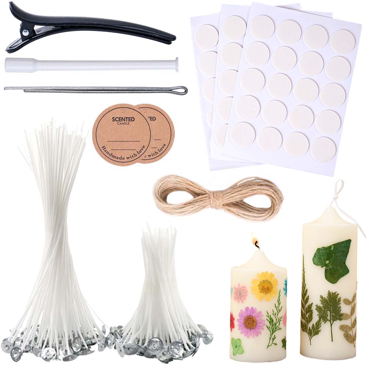 10cm 20cm Smokeless Candle Wic - огляд і ціна Candle Holder Set