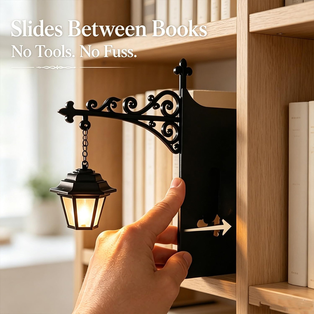 Library Lantern Decorative Boo - огляд і ціна Decor Lighting & Decor Fires