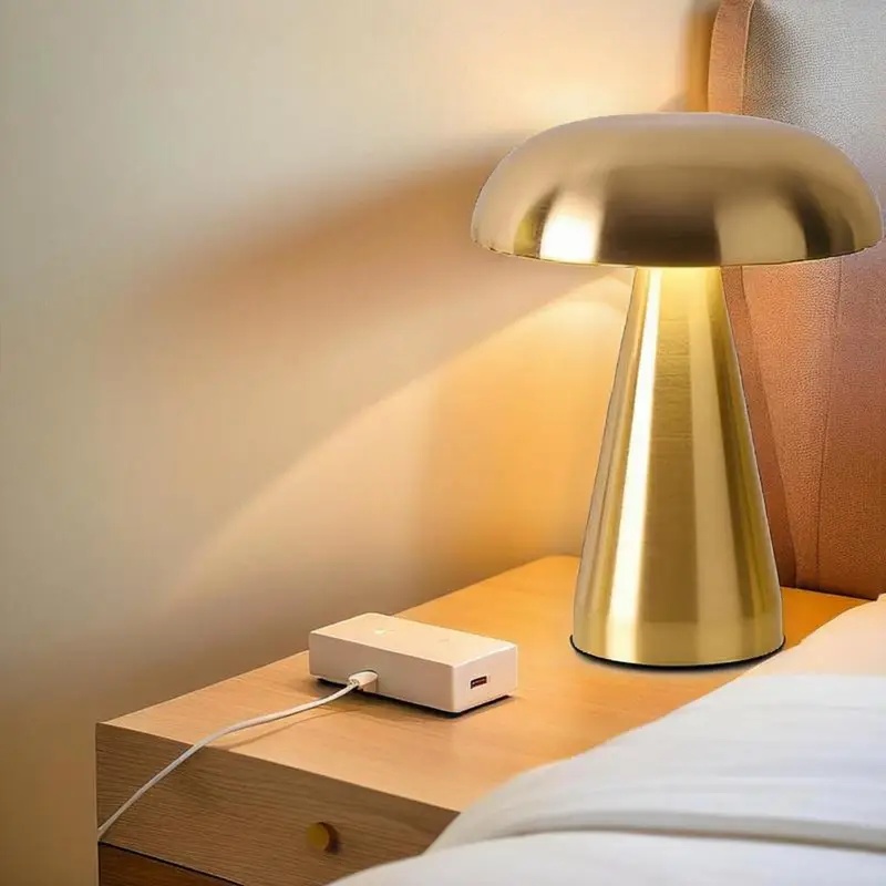 LED Table Lamp Retro Mushroom  - огляд і ціна Mushroom Table Lamp