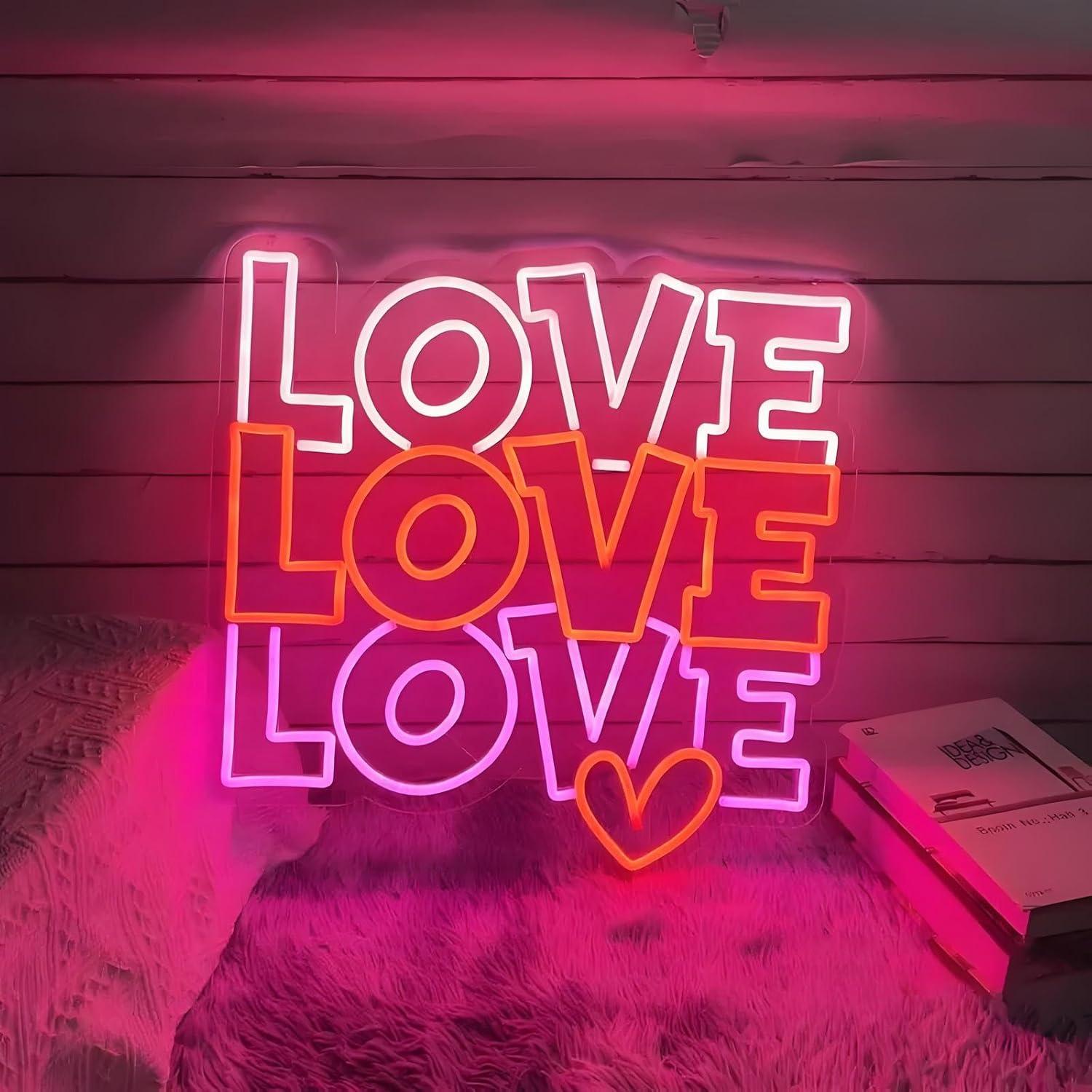Love Neon Sign USB Dimmable LE - огляд і ціна Lighting Decoration For Wedding
